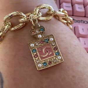 NWT CC perfume charm bracelet!!